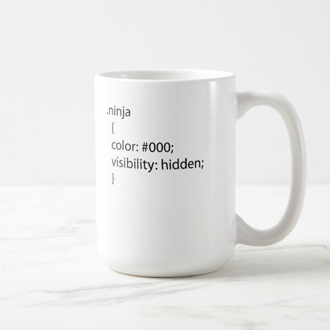 Ninja css Definition Kaffeetasse (Rechts)