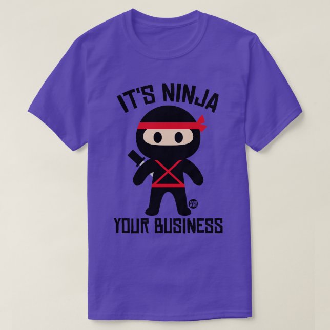 NINJA DEIN GESCHÄFT T-Shirt (Design vorne)