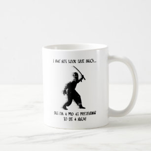 Ninja, der sich als Profi ausgibt, lustiger Becher Tasse