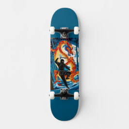 Ninja des Drachen Skateboard