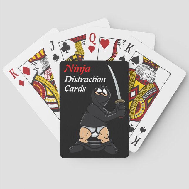 Ninja Distraction Cards Spielkarten (Rückseite)