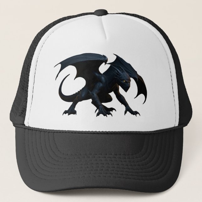 Ninja-Drache Truckerkappe (Vorderseite)