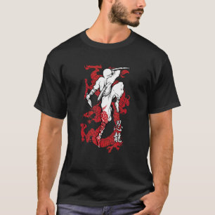 Ninja Dragon Culture Japanese Shinobi Warrior T-Shirt