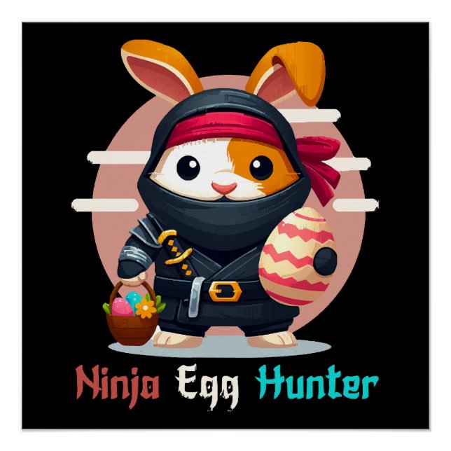 Ninja Egg Hunter Poster (Vorderseite)