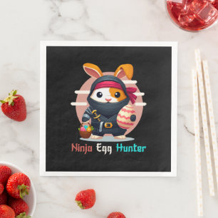 Ninja Egg Hunter Serviette