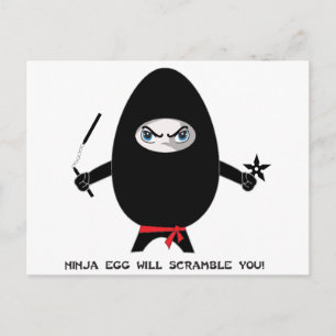 Ninja Egg wird Sie nach der Postkarte verstümmeln
