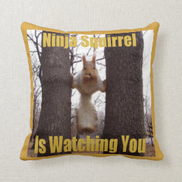 Ninja Eichhörnchen Kissen