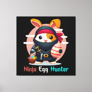 Ninja-Eier-Jäger Leinwanddruck