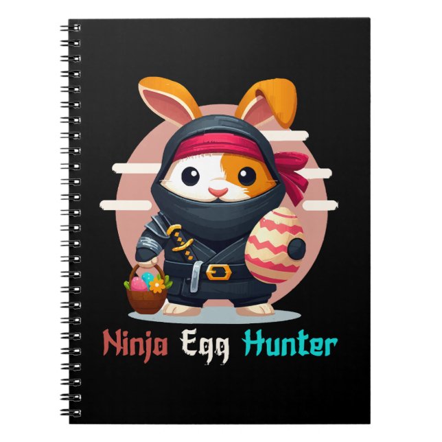 Ninja-Eier-Jäger Notizblock (Vorderseite)