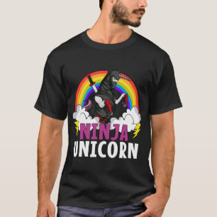 Ninja-Einhorn-Samurai T-Shirt