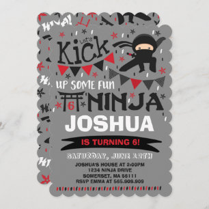 Ninja Einladung