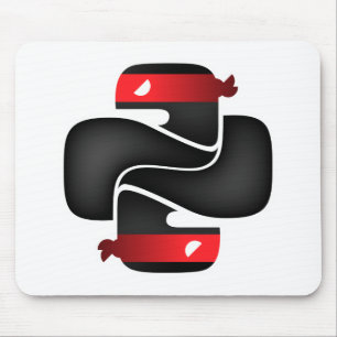 Ninja Einzelteile Mousepad