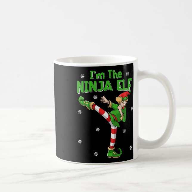 Ninja Elf Karate Taekwondo Martial Arts Mixed Mart Kaffeetasse (Rechts)