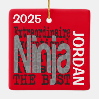 Ninja Extraordinaire CUSTOM Keramikornament