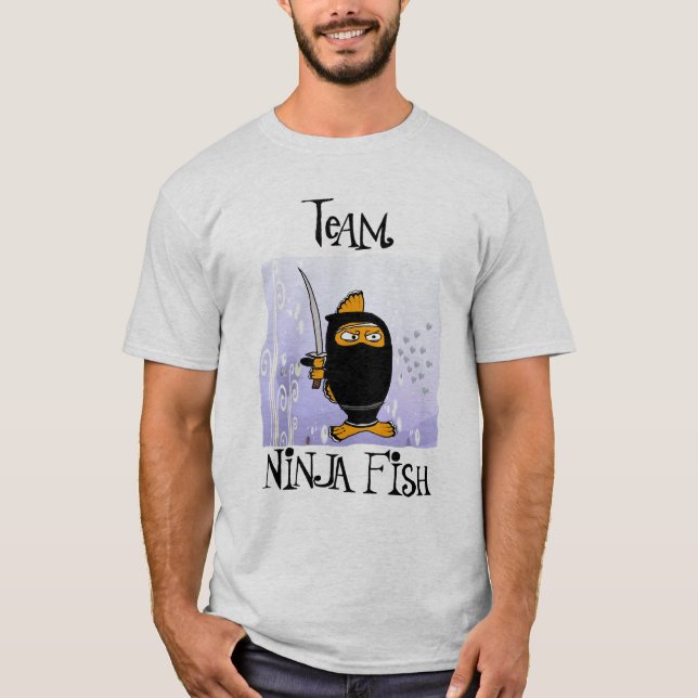 ninja Fische 1 T-Shirt (Vorderseite)