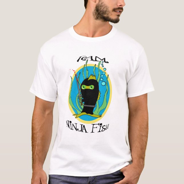 ninja Fische 5 T-Shirt (Vorderseite)