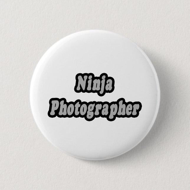 Ninja Fotograf Button (Vorderseite)