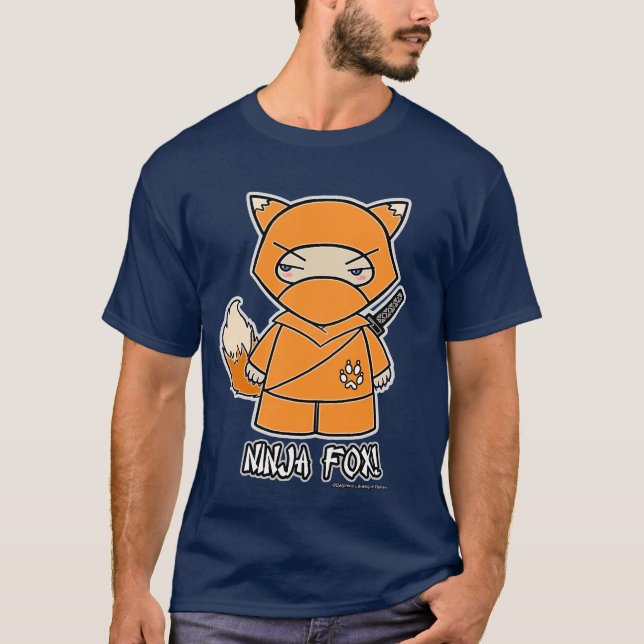 Ninja Fox! T - Shirt (Vorderseite)