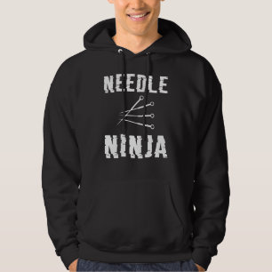 Ninja Funny Acupuncture Acupuncturist Hoodie