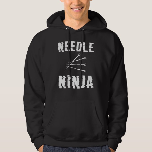 Ninja Funny Acupuncture Acupuncturist Hoodie (Vorderseite)