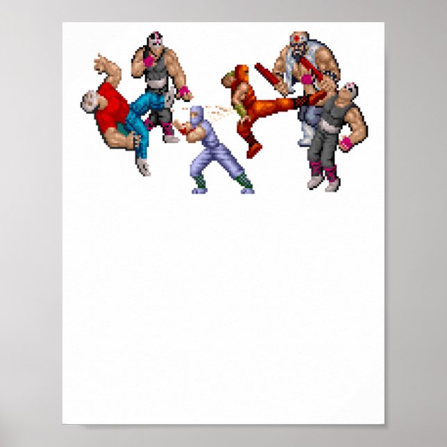 Ninja Gaiden Arcade Brawl Sticker Poster (Vorne)