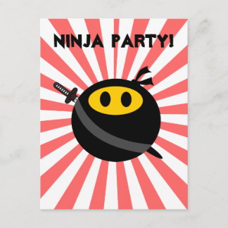 Ninja-Gesicht Einladung