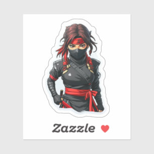 Ninja Girl Aufkleber