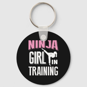 Ninja Girl Ausbildung Karate Taekwondo S for Girl Schlüsselanhänger