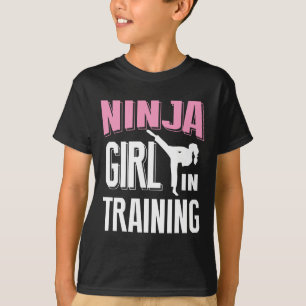 Ninja Girl Ausbildung Karate Taekwondo S for Girl T-Shirt