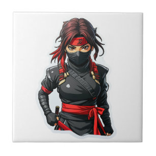 Ninja Girl Fliese