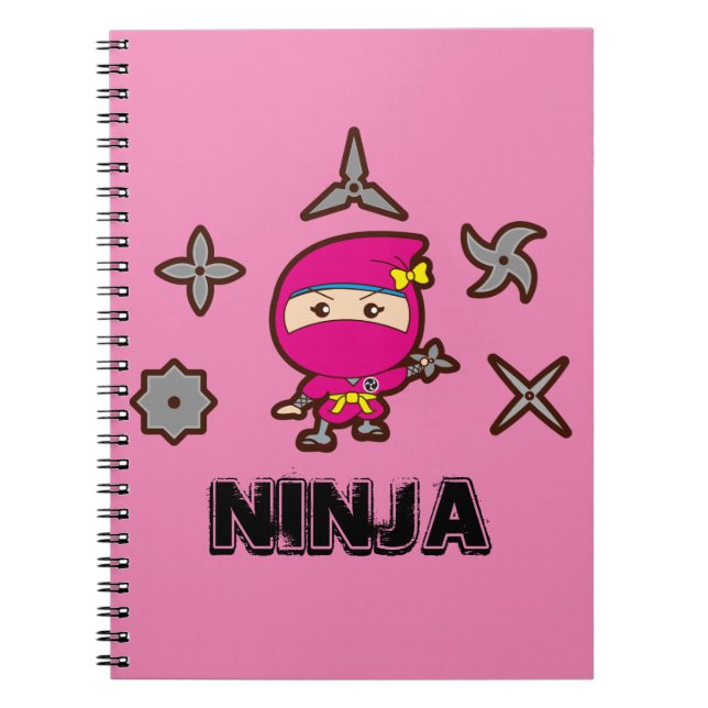 Ninja Girl Notizblock (Vorderseite)