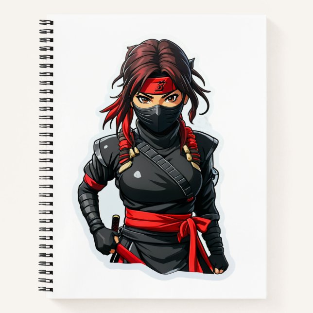 Ninja Girl Notizbuch (Vorderseite)