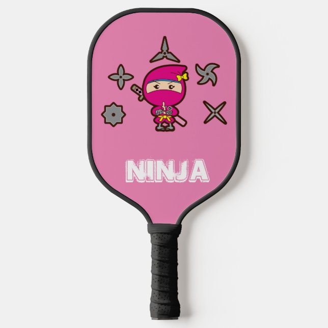 Ninja Girl Pickleball Paddle (Vorderseite)