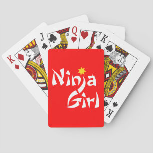 Ninja Girl Spielkarten