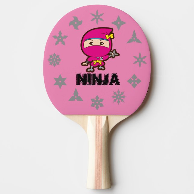 Ninja Girl Tischtennis Schläger (Vorderseite)
