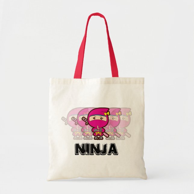 Ninja Girl Tragetasche (Vorne)