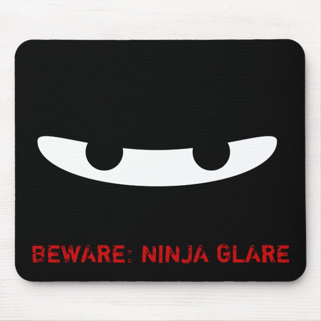 Ninja greller Glanz! Mousepad (Vorne)