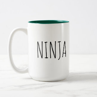 Ninja grüner Innenraum-innere Kaffee-Tasse Zweifarbige Tasse