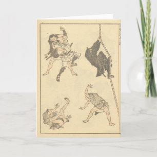 Ninja Gruß-Karte Karte