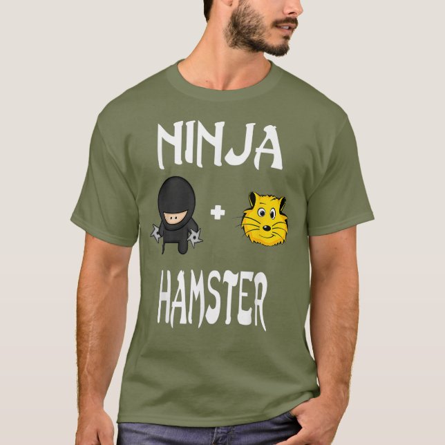Ninja HAMSTER HAMSTER Ninja T-Shirt (Vorderseite)
