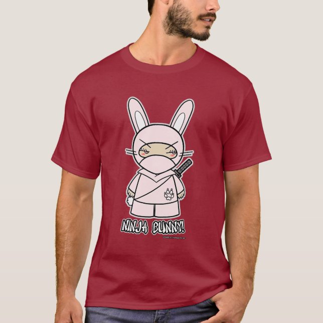 Ninja Häschen! T - Shirt (Vorderseite)