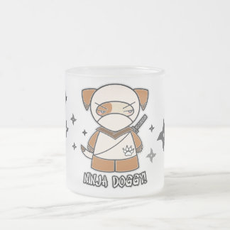 Ninja Hündchen! Mit Shurikens Tasse