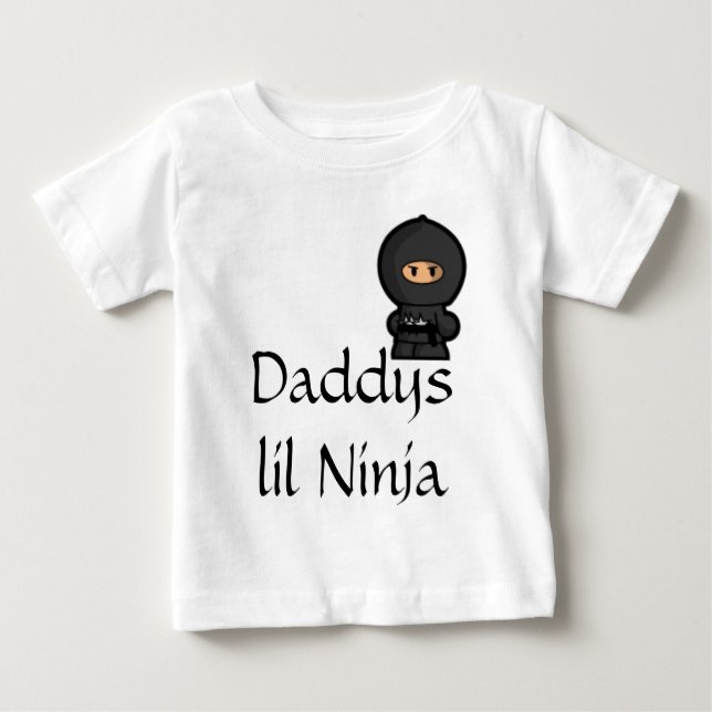 Ninja im Training. Baby T-shirt (Vorderseite)