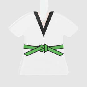 Ninja in der Ausbildung des grünen Gürtels Persona Ornament