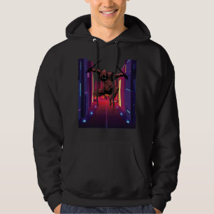Ninja in Tokio Japan Krieger Schwertkämpfer Hoodie