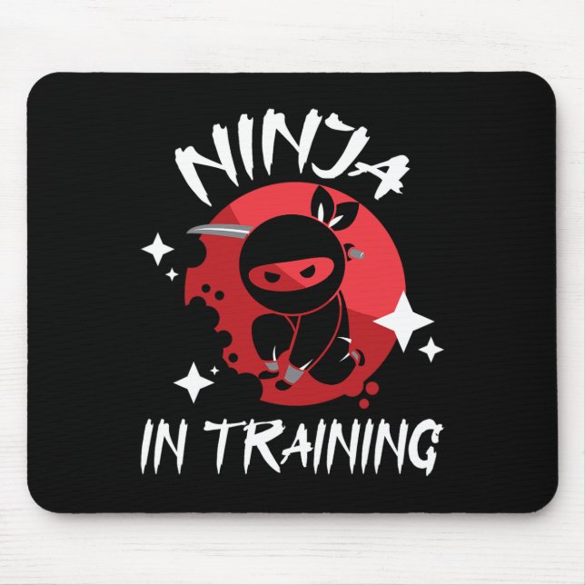 Ninja in Training - Karate Taekwondo Mixed Martial Mousepad (Vorne)