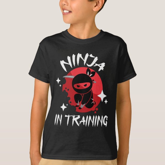 Ninja in Training - Karate Taekwondo Mixed Martial T-Shirt (Vorderseite)