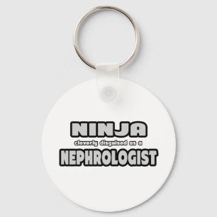 Ninja ist clever als Nephrologe verkleidet Schlüsselanhänger