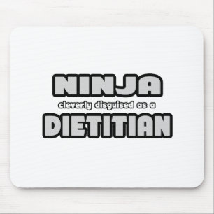 Ninja ist clever getarnt als Diätin Mousepad