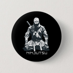 Ninja-Japan-Ninjutsu-Attentäter-Design Button